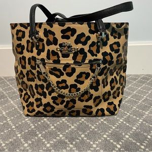 Authentic Coach Leopard Shoulder Bag